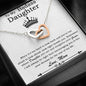 To My Badass Daughter Necklace From Mom, Badass Daughter Necklace Birthday GiFt