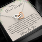 To my Bonus Daughter Necklace, Bonus Daughter, Step Daughter Gift