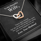 To my Beautiful Wife Necklace, Wife Necklace Gift from Husband, Birthday Gifts