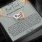 Best Friend Gift on Her Wedding Day Necklace, Best Friend to Bride Gift