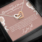 To My Beautifull Mom On My Wedding Day Necklace, Mother of the Bride Necklace