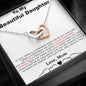 To Beautifull My Daughter Necklace, Daughter Father Necklace, Daughter Gift from Dad