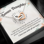 To my Bonus Daughter Necklace, Bonus Daughter, Step Daughter Gift
