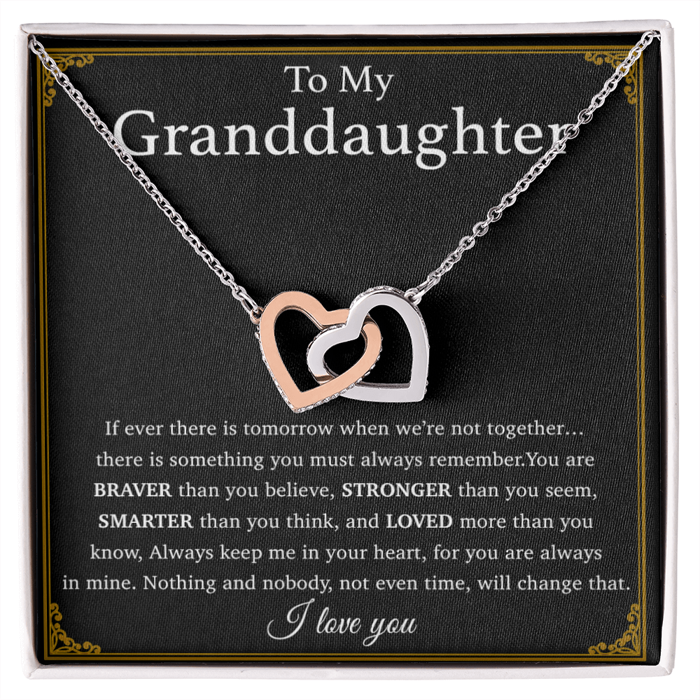 To My Granddaughter Necklace, Birthday Gift For Granddaughter, Birthday Gifts