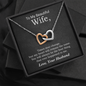 To my Beautiful Wife Necklace, Wife Necklace Gift from Husband, Birthday Gifts
