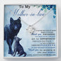 Mother In Law Gift, To My Mother In Law Necklace, Mother Of The Groom Gift From Bride