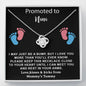 Promoted to Nana Necklace, Grandmother Announcement Necklace,Nana To Be Gift Necklace