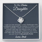To My Badass Daughter Necklace From Dad, Badass Daughter Necklace Birthday Gift