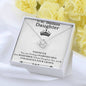 To My Badass Daughter Necklace From Mom, Badass Daughter Necklace Birthday Gift