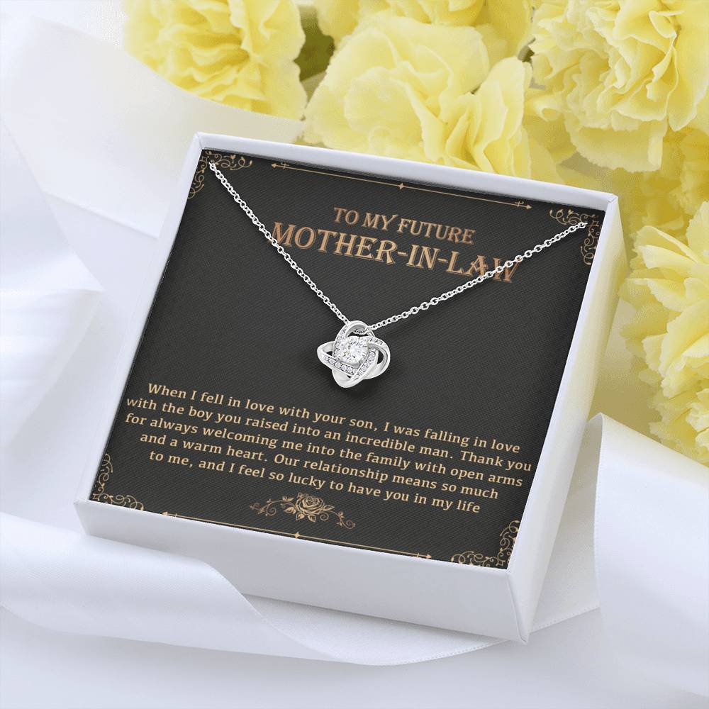 To My Mother-In-Law Necklace, Gift for Mother-in-law, Mother-in-law Necklace