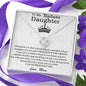 To My Badass Daughter Necklace From Mom, Badass Daughter Necklace Birthday