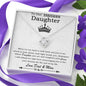 To Our Badass Daughter Necklace From Mom, Badass Daughter Necklace Birthday Gift