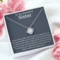 To My Beautiful Sister Necklace, Birthday Gift for Sister, Mothers Day Gift