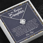To My Badass Daughter Necklace From Dad, Badass Daughter Necklace Birthday Gift