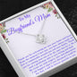 To My Boyfriend's Mom Necklace, For My Boyfriend's Mom, Birthday Gift