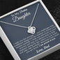 To My Badass Daughter Necklace From Dad, Badass Daughter Necklace Birthday Gift
