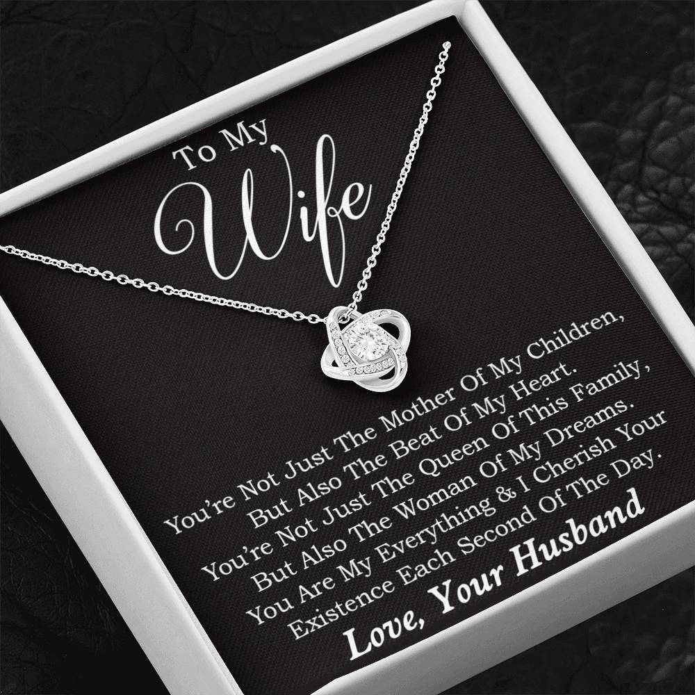 Wife Gift for Mothers Day Necklace, To Wife Mother Day Gift For Wife