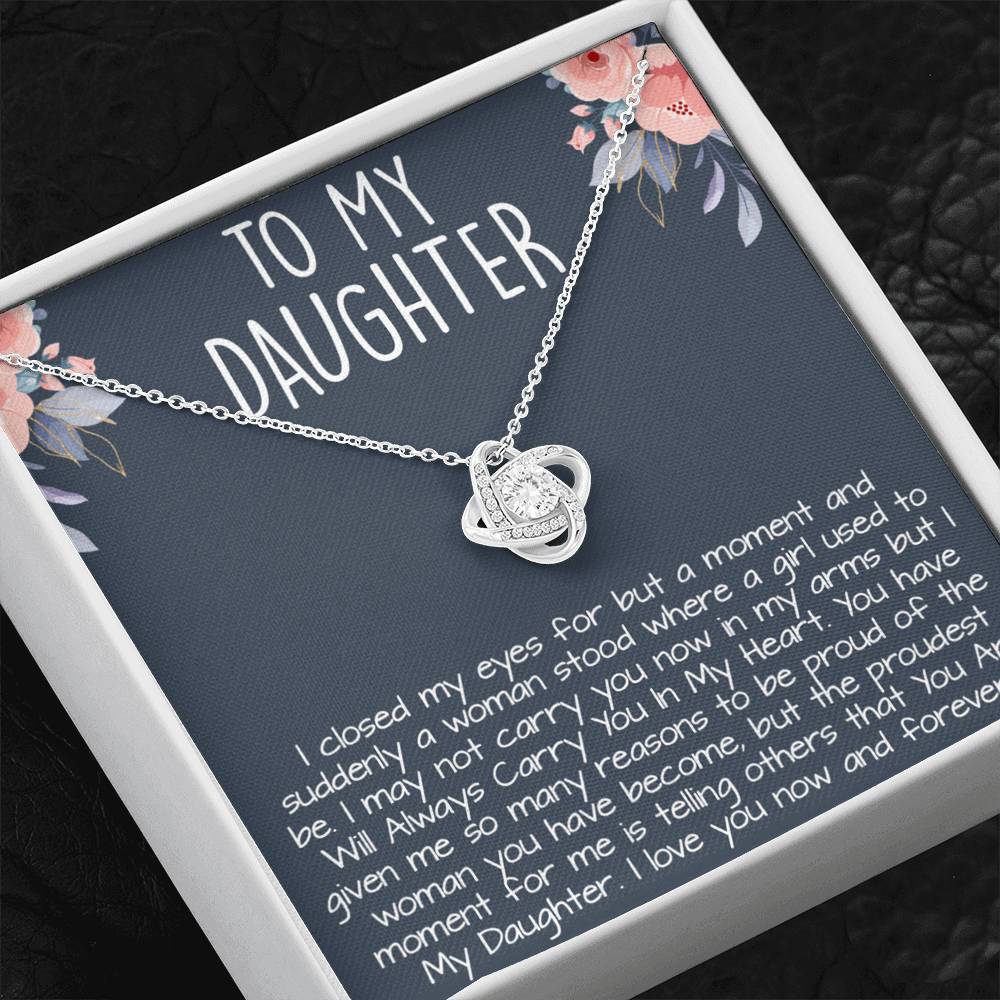 To My Daughter Necklace Gift, Necklace for Daughter, Gift for Daughter