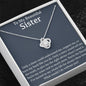 To My Beautiful Sister Necklace, Birthday Gift for Sister, Mothers Day Gift
