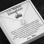 To My Badass Daughter Necklace From Mom, Badass Daughter Necklace Birthday