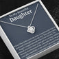To My Beautiful Daughter Necklace, Gift for Daughter, Birthday Gift for Daughter, Mothers Day Gift for Daughter