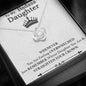 To My Badass Daughter Necklace From Mom, Badass Daughter Necklace Birthday Gift