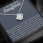 To My Beautiful Daughter Necklace, Gift for Daughter, Birthday Gift for Daughter, Mothers Day Gift for Daughter