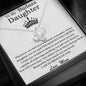 To My Badass Daughter Necklace From Mom, Badass Daughter Necklace Birthday