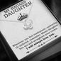My Badass Daughter Necklace From Mom, Badass Daughter Necklace Birthday Gift
