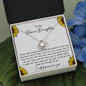 To my Bonus Daughter Necklace, Bonus Daughter, Step Daughter Gift