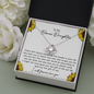 To my Bonus Daughter Necklace, Bonus Daughter, Step Daughter Gift
