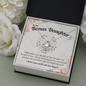 To my Bonus Daughter Necklace, Bonus Daughter, Step Daughter Gift
