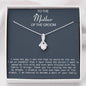 Mother-In-Law Necklace, Mother of the Groom Gift from Bride, Mother-In-Law Necklace, Mother of the Groom Gift