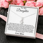 Daughter Gift from Mom, To Daughter Necklace for Daughter,Gift for Daughter