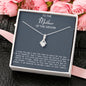 Mother-In-Law Necklace, Mother of the Groom Gift from Bride, Mother-In-Law Necklace, Mother of the Groom Gift