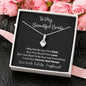Groom to Bride Necklace Gift Wedding Day Gift for Bride from Groom to Bride Card