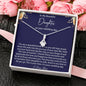 Daughter Gift on Wedding Day, Bride Gift from Mom, Daughter Wedding Day Necklace, Wedding Gift for Daughter