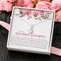To My Beautiful Daughter Necklace, Dad And Daughter, Birthday Gift For Daughter