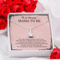 To An Amazing First Time Mom Necklace, Pregnancy Gift for Best Friend, Gift for Mom