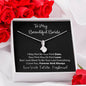 Groom to Bride Necklace Gift Wedding Day Gift for Bride from Groom to Bride Card