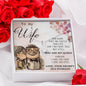 Premium Heart Necklace Anniversary Love Gift For Wife You're my Queen Forever