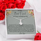 Best Friend to Bride Gift Necklace, Friend of the Bride, Necklace for Best Friend on her Wedding Day