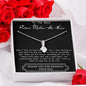 Future Mother in Law, Mother in Law Gift, Mother of the Groom Necklace, Mother of the Bride Necklace, Wedding Gift