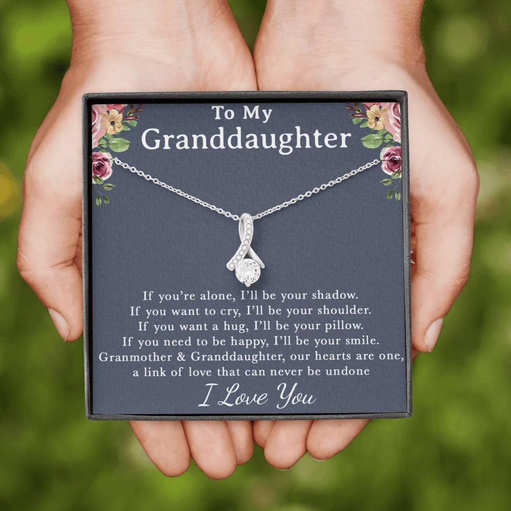 To My Granddaughter Necklace, Gift for Granddaughter, Necklace for Granddaughter