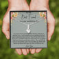 Best Friend to Bride Gift Necklace, Friend of the Bride, Necklace for Best Friend on her Wedding Day