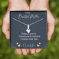 Groom to Mother Gift Necklace, Son to Mother on Wedding Day, Mother Gift From Son