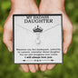 My Badass Daughter Necklace From Mom, Badass Daughter Necklace Birthday Gift