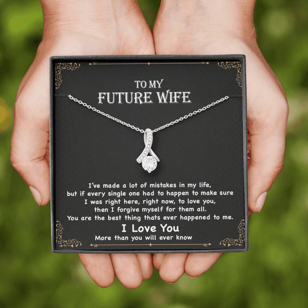 To My Future Wife Necklace, Engagement Gift for Future Wife, Birthday Gift