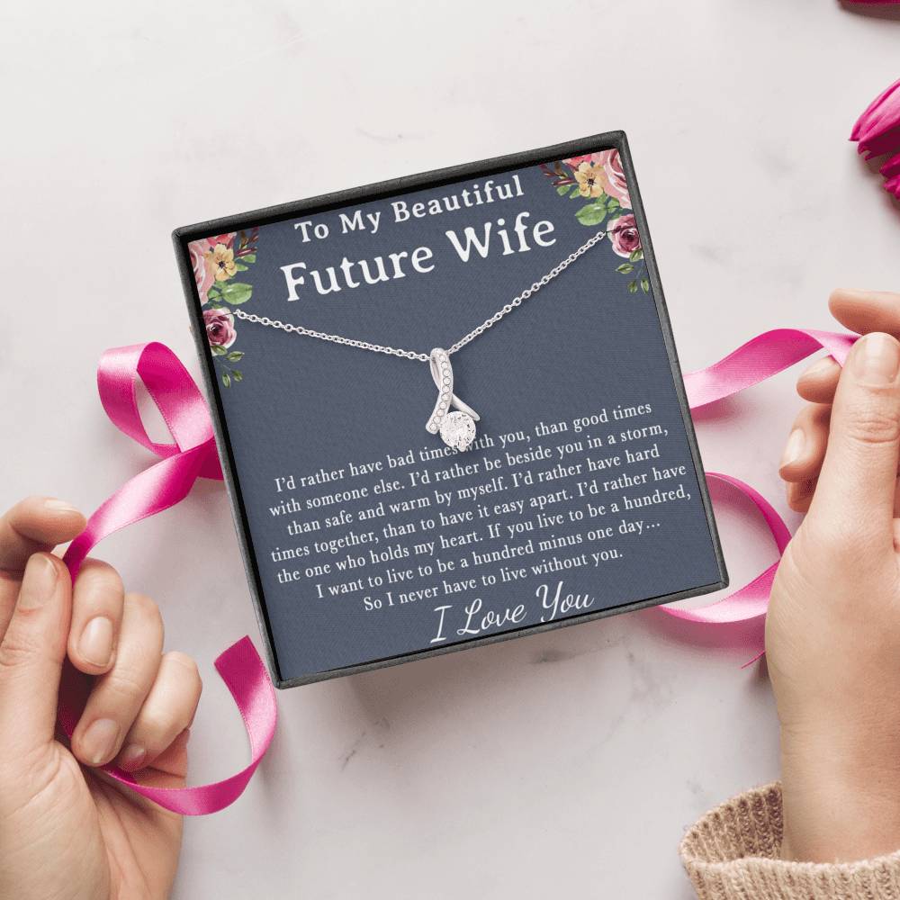To My Future Wife Necklace, Future Wife Gift, Gift for Future Wife Necklace Future Wife