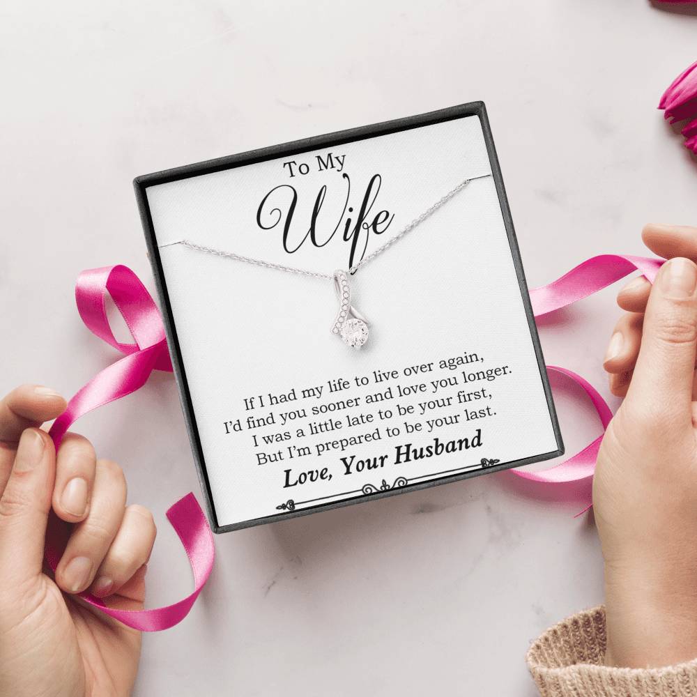 To My Wife Necklace, Engagement Gift for Future Wife, Birthday Gift